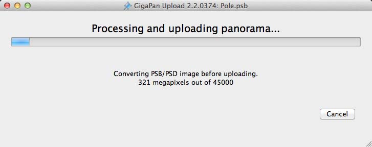 GigPan Upload